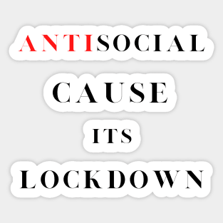 Antisocial Sticker